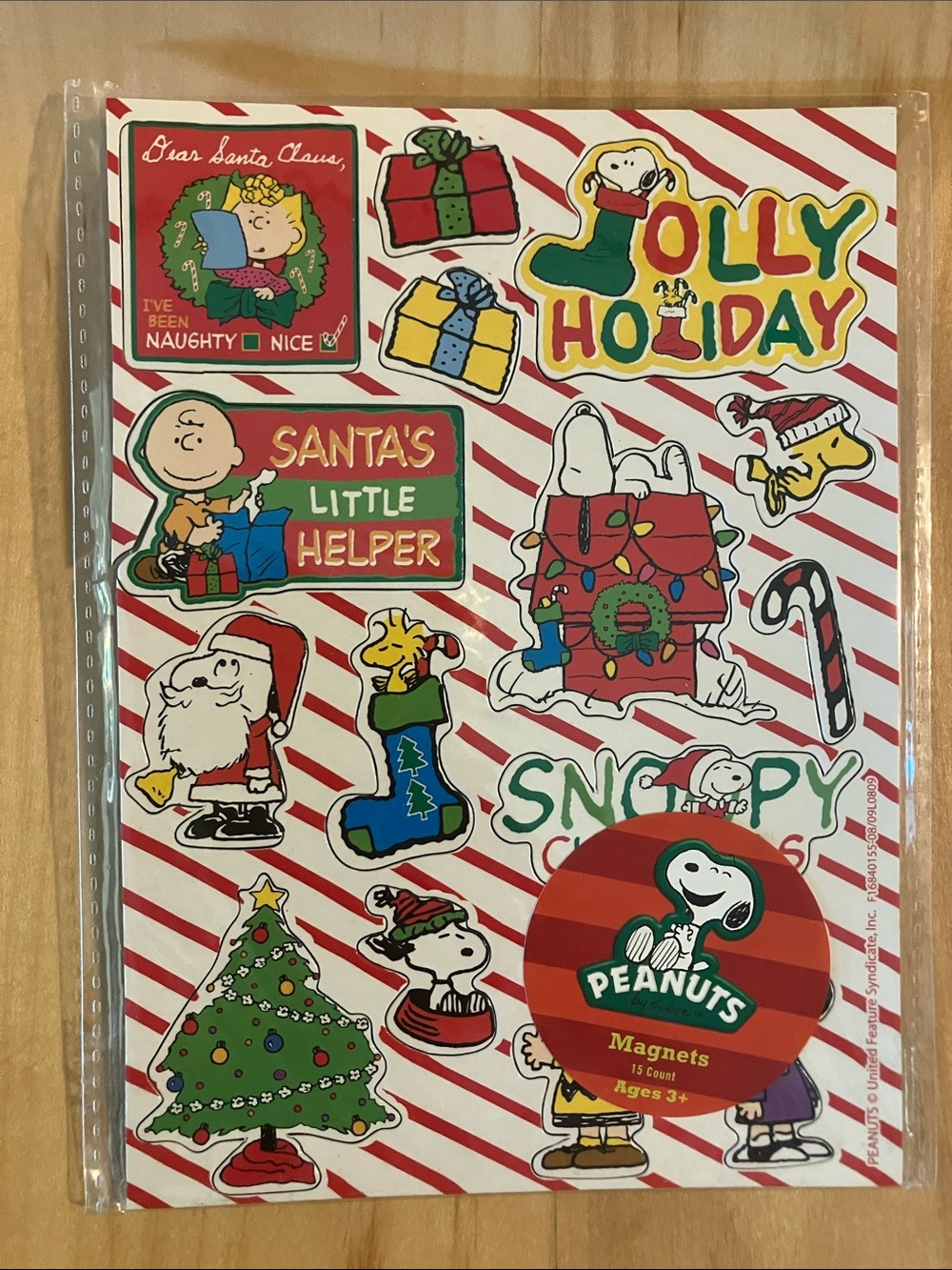 Peanuts Holiday Magnet Set - 15 count